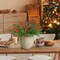 55PCS Christmas Artificial Pine Branches Set (A Style-55pcs) 14.9"D x 5.5"W x 3.9"H
